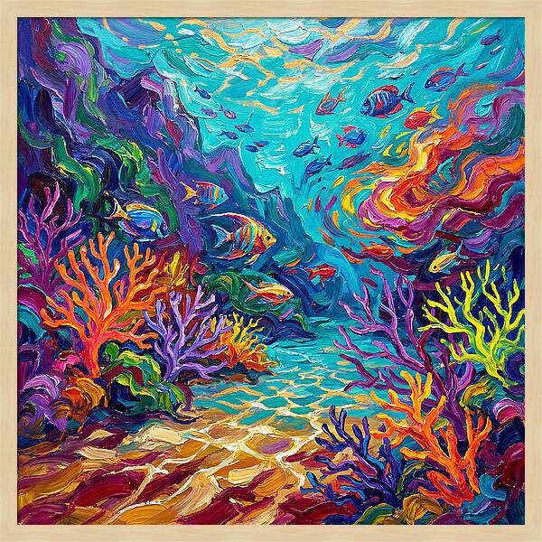 Vibrant Coral Reef Landscape