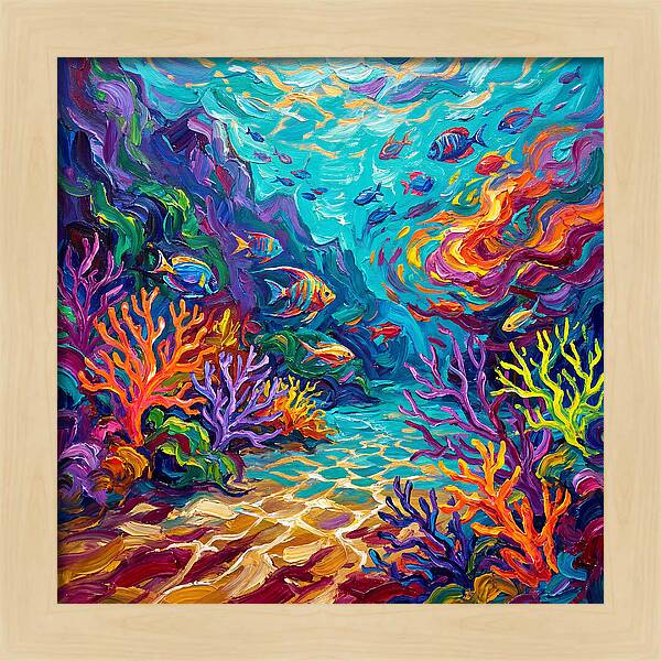 Vibrant Coral Reef Landscape
