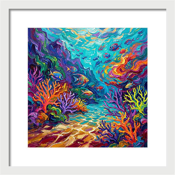 Vibrant Coral Reef Landscape