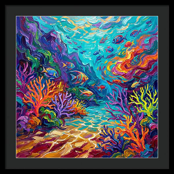 Vibrant Coral Reef Landscape