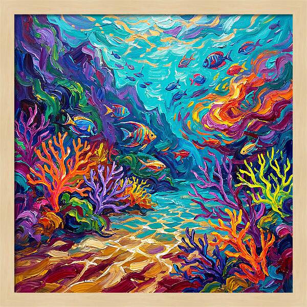 Vibrant Coral Reef Landscape