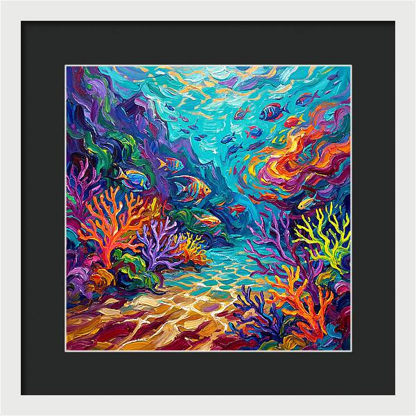 Vibrant Coral Reef Landscape