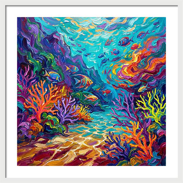 Vibrant Coral Reef Landscape