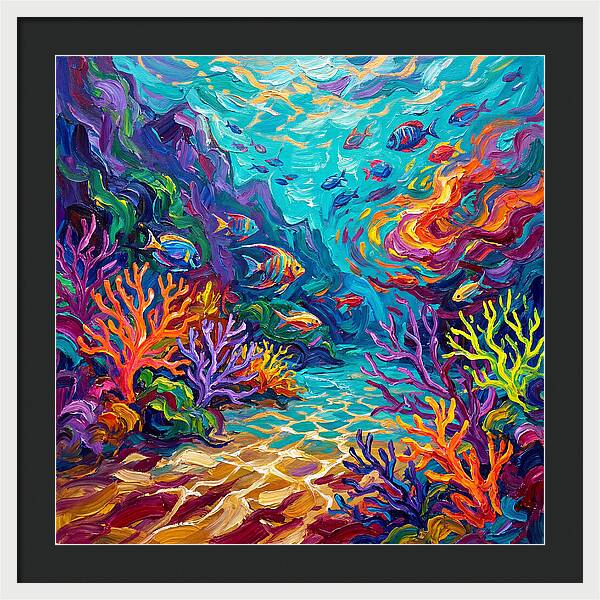 Vibrant Coral Reef Landscape