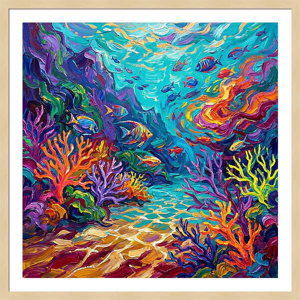 Vibrant Coral Reef Landscape