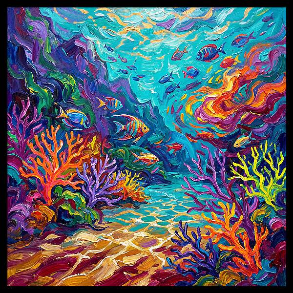 Vibrant Coral Reef Landscape