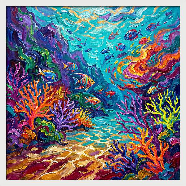 Vibrant Coral Reef Landscape