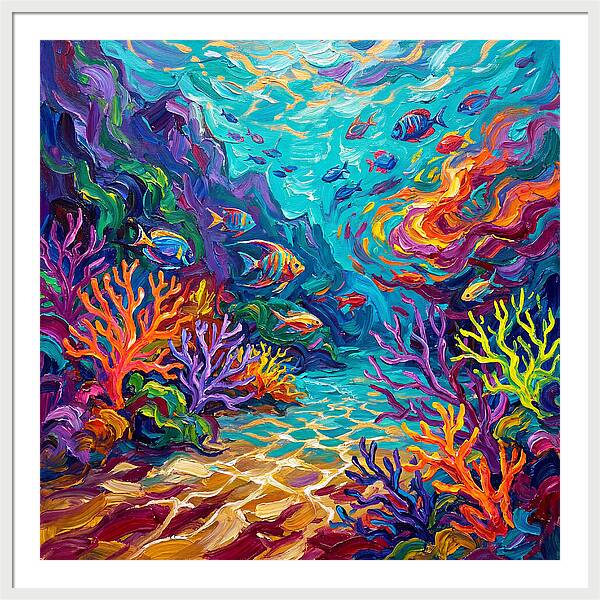 Vibrant Coral Reef Landscape