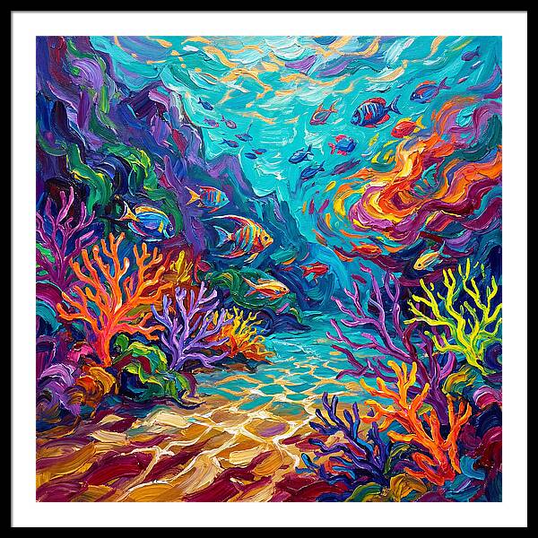 Vibrant Coral Reef Landscape