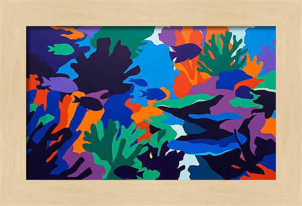 Vibrant Coral Reef Scene