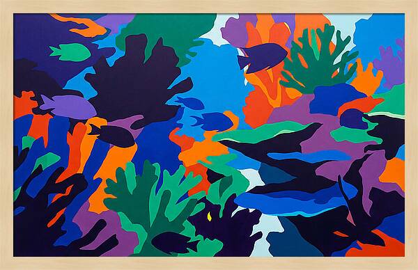 Vibrant Coral Reef Scene