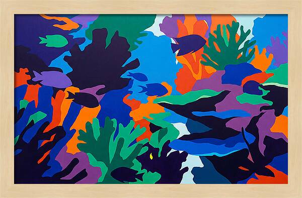 Vibrant Coral Reef Scene