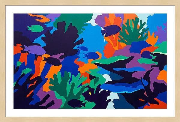 Vibrant Coral Reef Scene