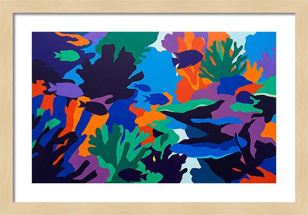 Vibrant Coral Reef Scene