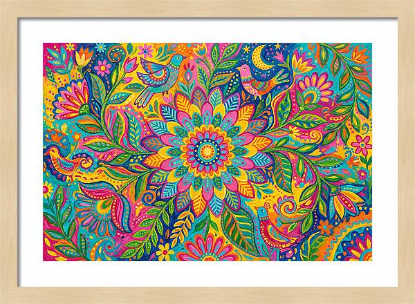 Vibrant Dahlia Garden