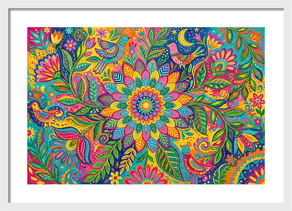Vibrant Dahlia Garden