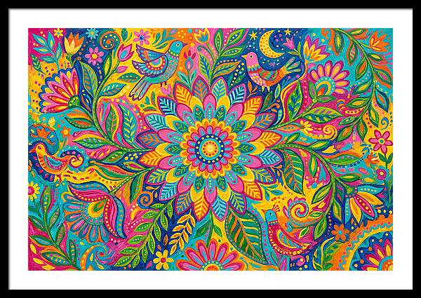 Vibrant Dahlia Garden