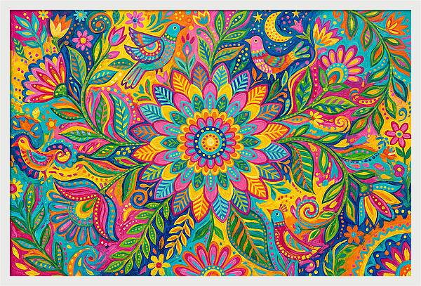 Vibrant Dahlia Garden