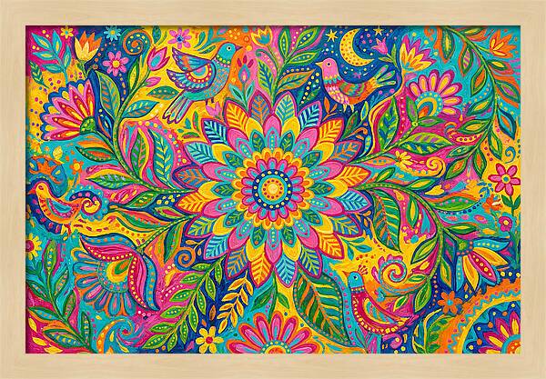 Vibrant Dahlia Garden