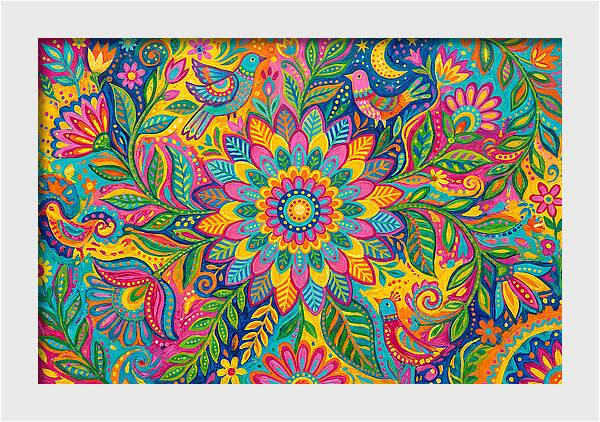Vibrant Dahlia Garden