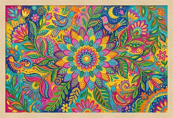 Vibrant Dahlia Garden