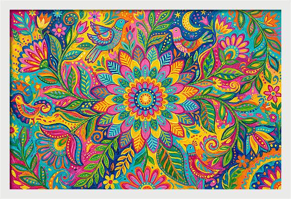 Vibrant Dahlia Garden
