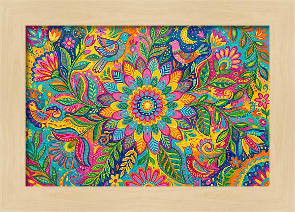 Vibrant Dahlia Garden