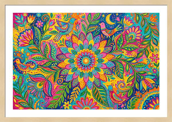 Vibrant Dahlia Garden