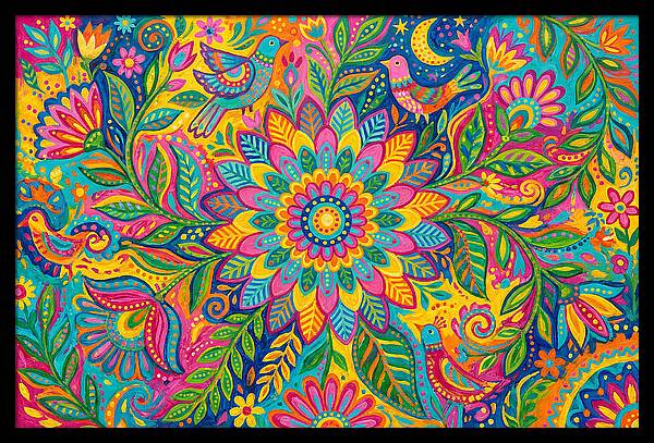 Vibrant Dahlia Garden