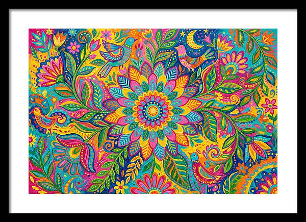 Vibrant Dahlia Garden