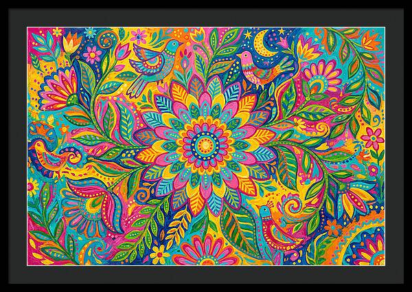 Vibrant Dahlia Garden