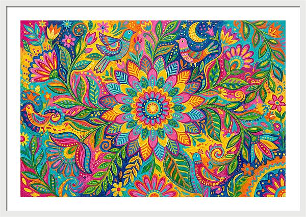 Vibrant Dahlia Garden