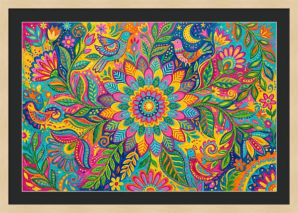 Vibrant Dahlia Garden