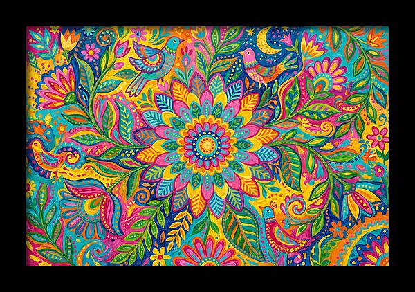 Vibrant Dahlia Garden