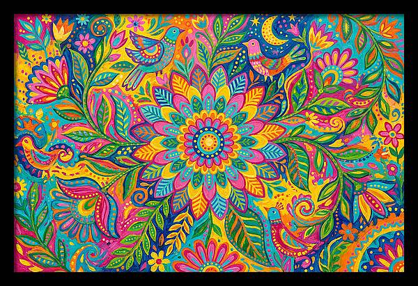 Vibrant Dahlia Garden