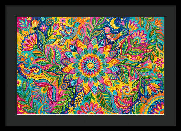 Vibrant Dahlia Garden