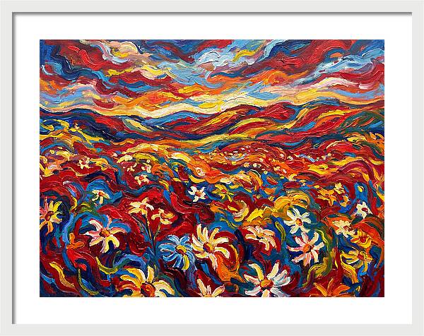Vibrant Daisy Landscape