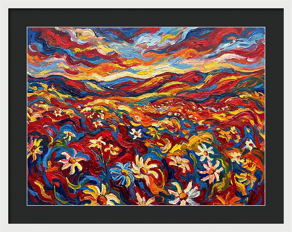 Vibrant Daisy Landscape