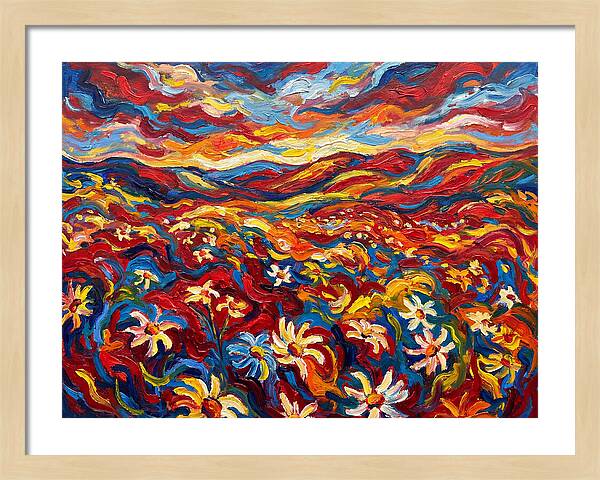 Vibrant Daisy Landscape