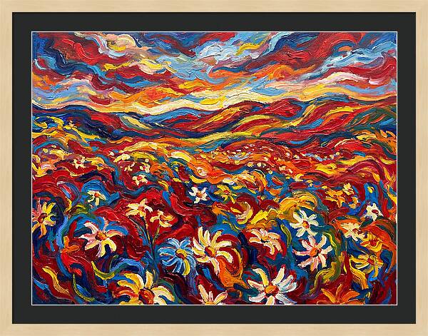 Vibrant Daisy Landscape