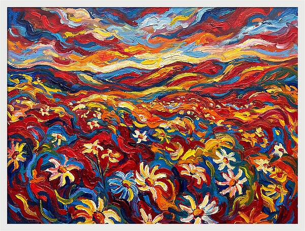 Vibrant Daisy Landscape