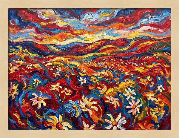 Vibrant Daisy Landscape