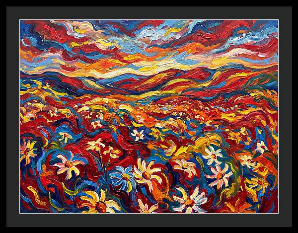 Vibrant Daisy Landscape