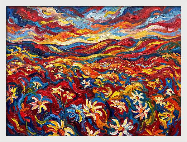 Vibrant Daisy Landscape