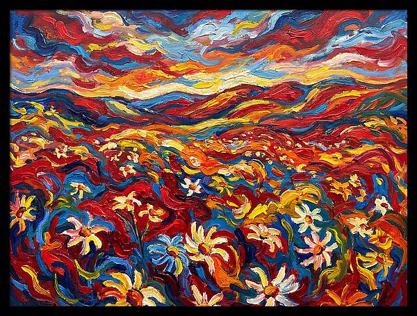 Vibrant Daisy Landscape