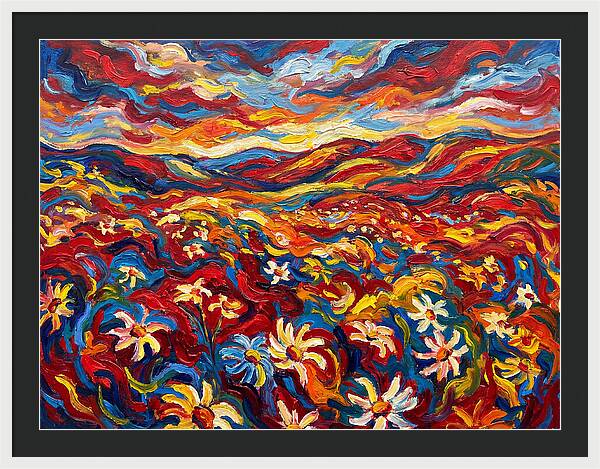 Vibrant Daisy Landscape
