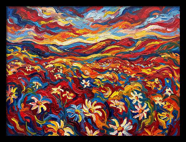 Vibrant Daisy Landscape