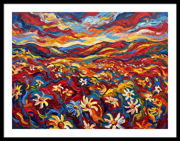Vibrant Daisy Landscape