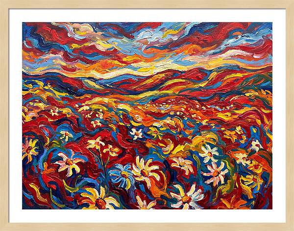Vibrant Daisy Landscape