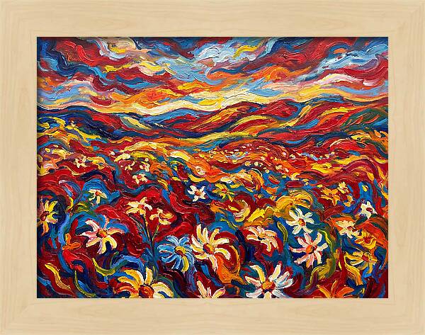 Vibrant Daisy Landscape